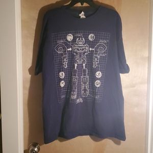 Mens Dark Blue Transformers T-Shirt